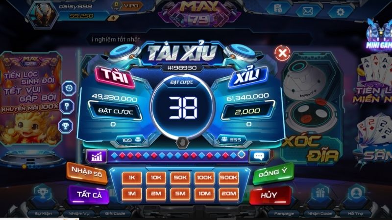 máy đánh tài xỉu online tại May79