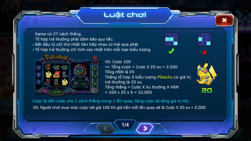 Luật chơi Pokermon May79