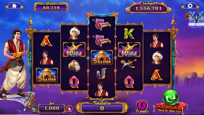 điều thu hút người chơi tìm đến Slotgame Aladdin May79