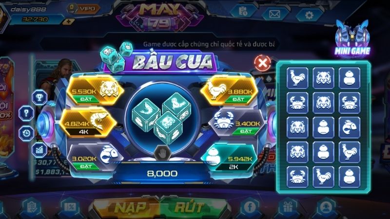 game bầu cua trực tuyến