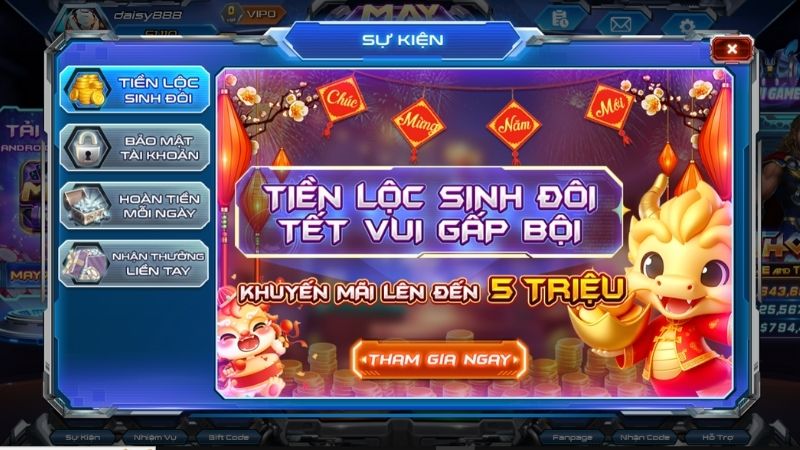 game nổ hũ tặng code tân thủ khuyến mãi cho game thủ