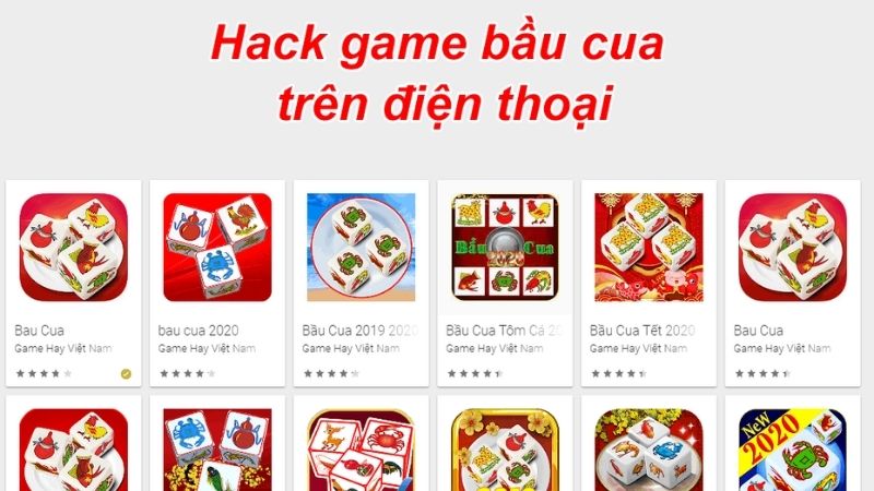  phần mềm hack game bầu cua